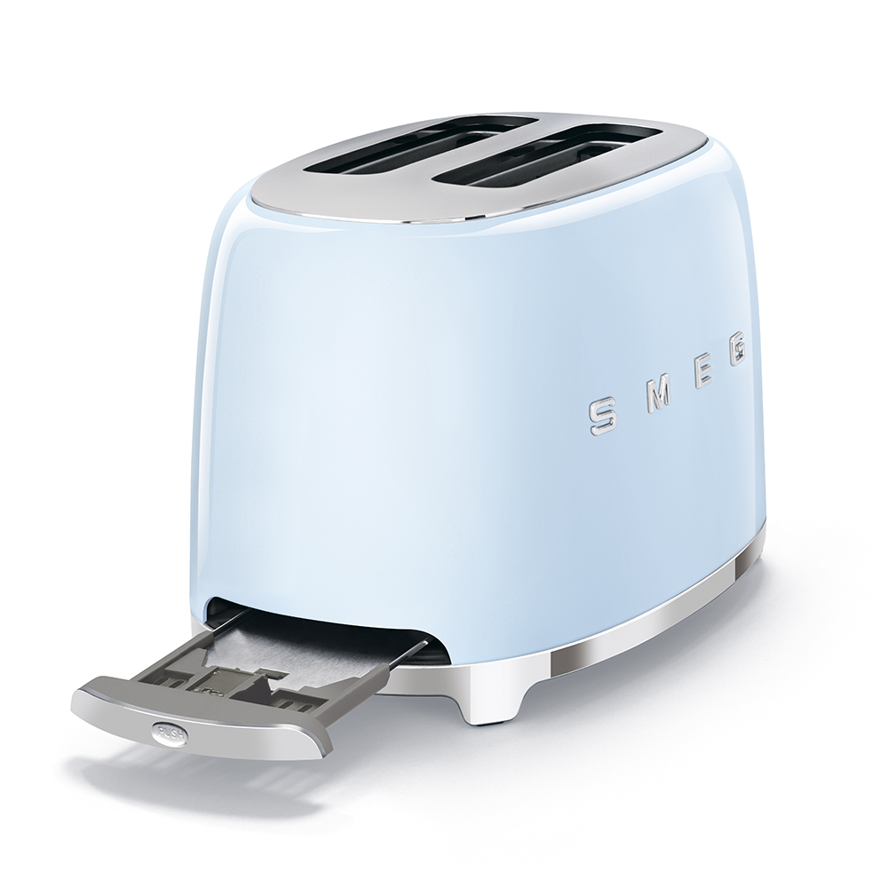 Máy nướng bánh mỳ Smeg TSF01PBEU màu xanh blue