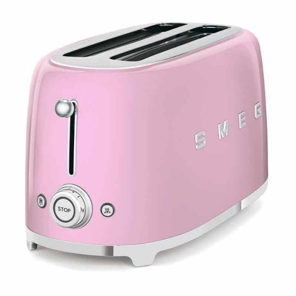 Máy nướng bánh mỳ SMEG TSF02PKEU màu hồng