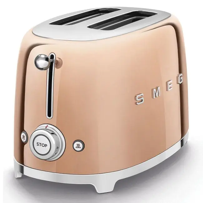 Máy nướng bánh mì SMEG TSF01RGEU màu đồng