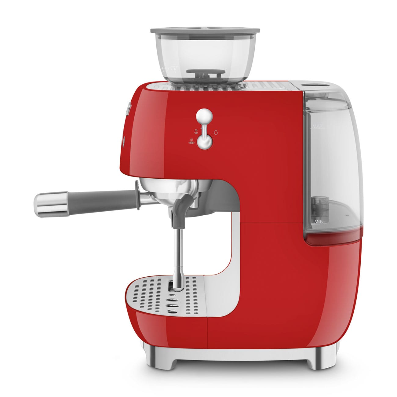 Máy pha cafe SMEG EGF03RDEU màu đỏ có kèm cối xay