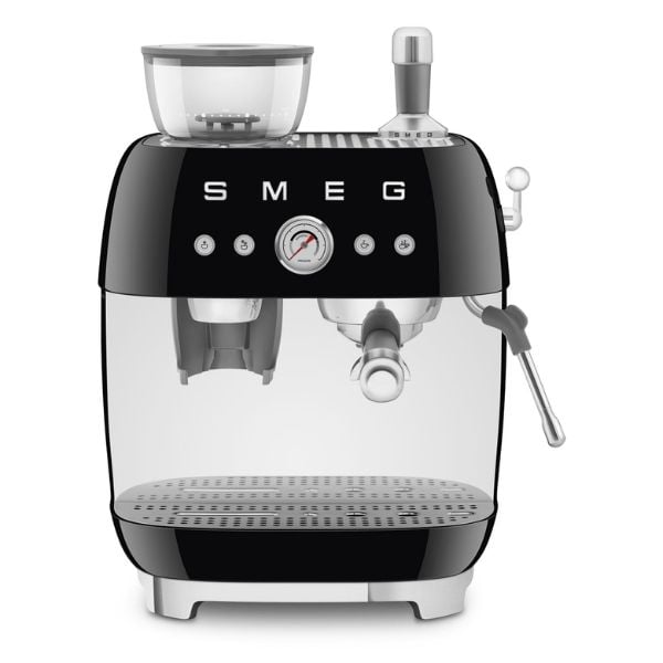 Máy pha cafe SMEG EGF03BLEU màu đen kèm cối xay