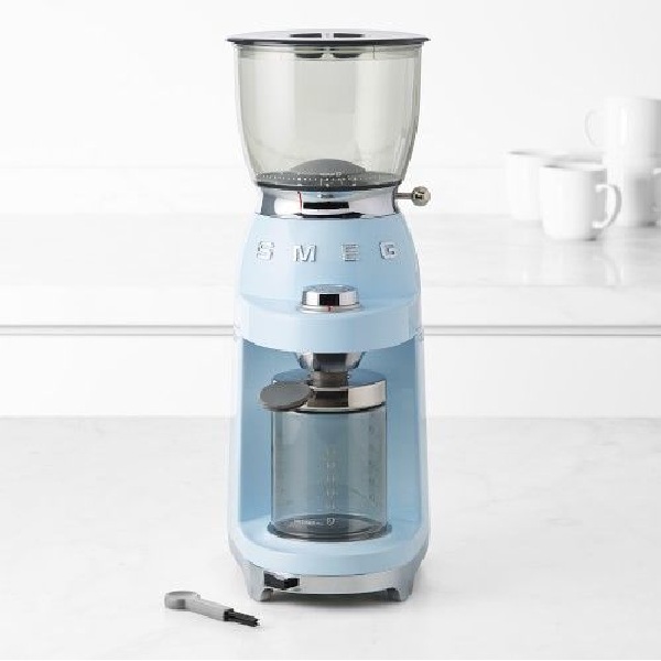Máy xay cafe SMEG CGF01PBEU màu xanh dương
