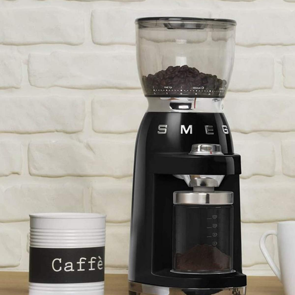 Máy xay cafe SMEG CGF11BLEU màu đen