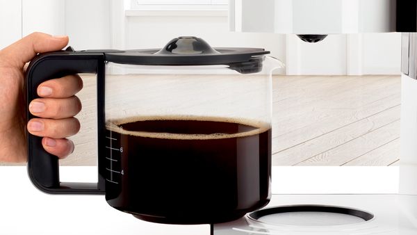 Máy pha cafe 10-15 tách/ lần BOSCH TKA8013 ( màu đen - 1160W - 1.25L)