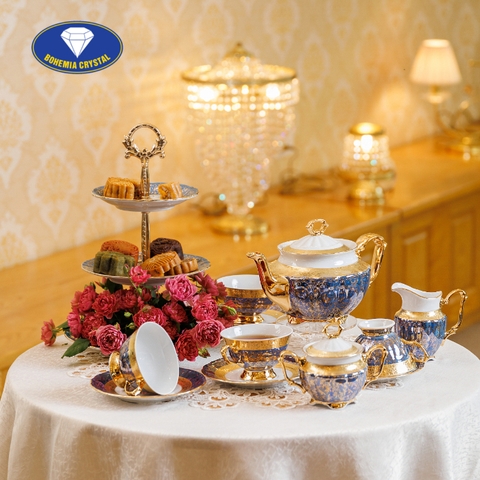 Bohemia - Bộ ấm trà sứ Tiệp MT CS LM011