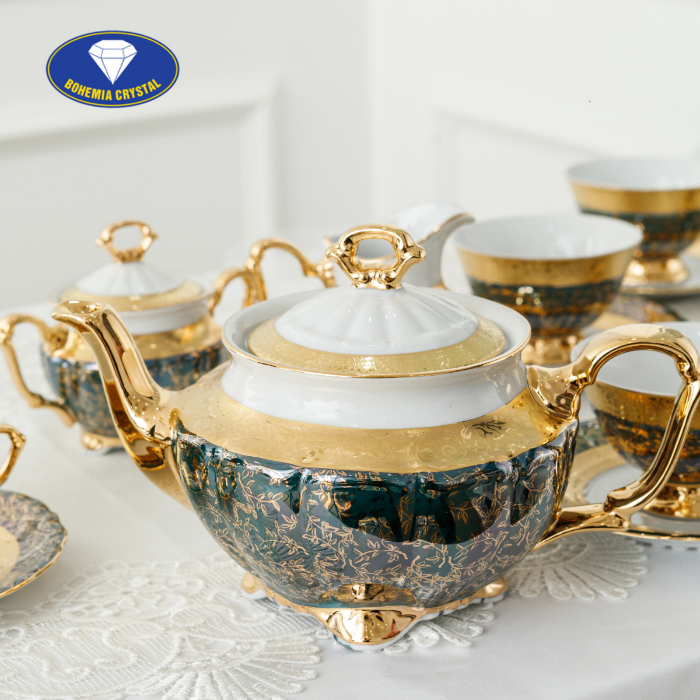 Bohemia - Bộ ấm trà sứ Tiệp MT CS LZ011