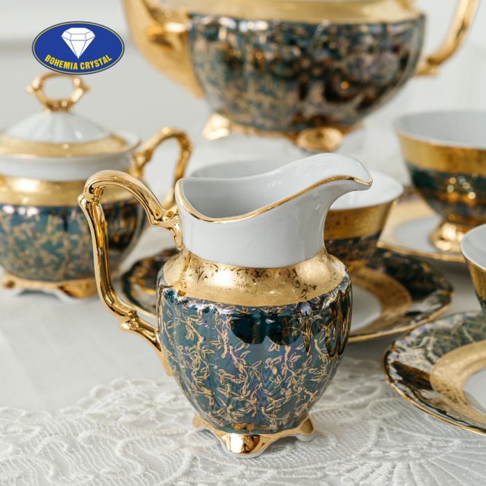 Bohemia - Bộ ấm trà sứ Tiệp MT CS LZ011
