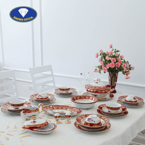 Bohemia - Bộ đồ ăn sứ Tiệp MT JS CL CE