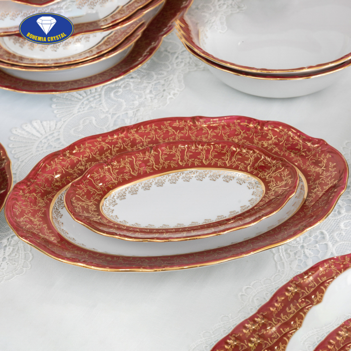 Bohemia - Bộ đồ ăn sứ Tiệp  MT JS LC111