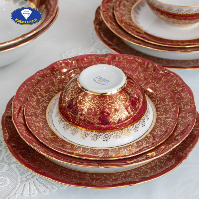 Bohemia - Bộ đồ ăn sứ Tiệp  MT JS LC111