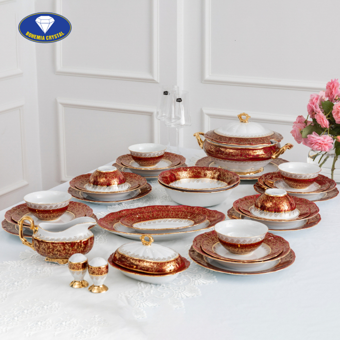 Bohemia - Bộ đồ ăn sứ Tiệp  MT JS LC111