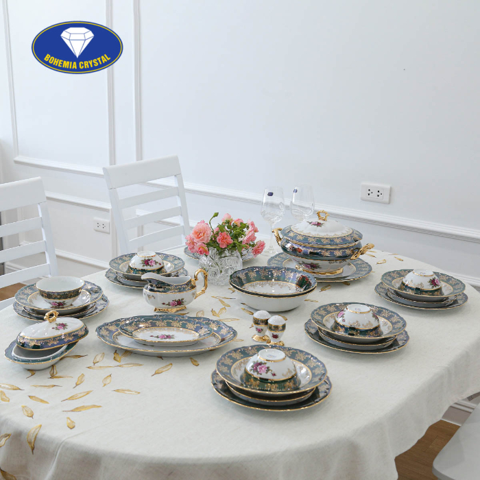 Bohemia - Bộ đồ ăn sứ Tiệp MT JS ZL CE