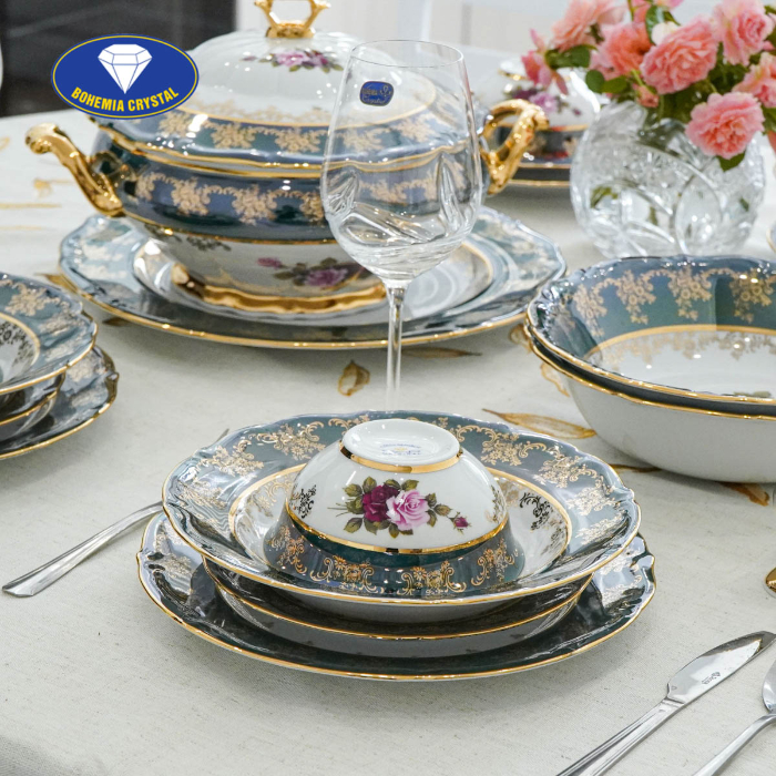 Bohemia - Bộ đồ ăn sứ Tiệp MT JS ZL CE