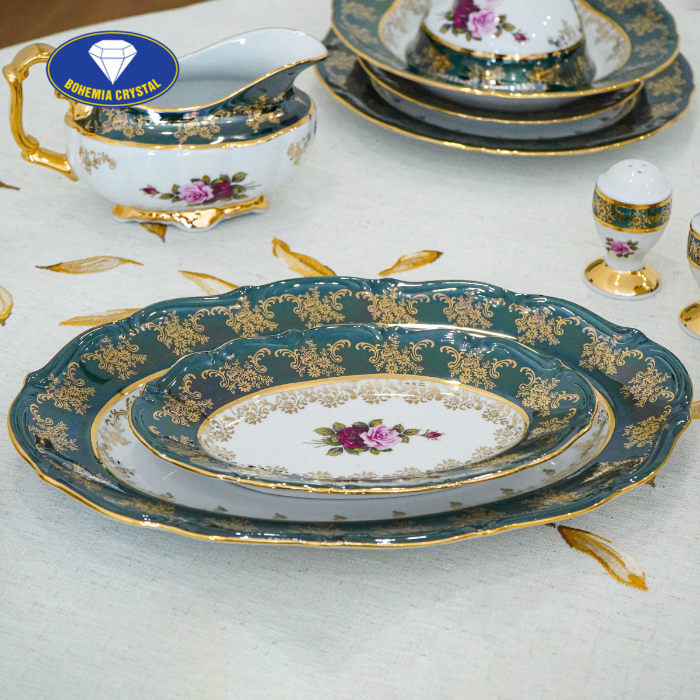 Bohemia - Bộ đồ ăn sứ Tiệp MT JS ZL CE