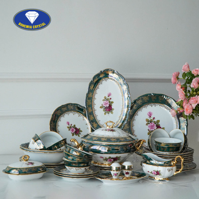 Bohemia - Bộ đồ ăn sứ Tiệp MT JS ZL CE