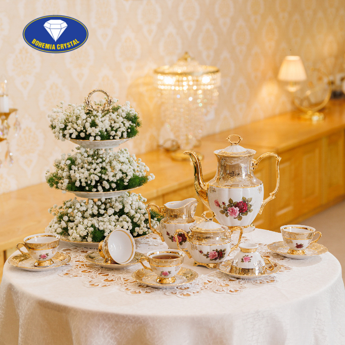Bohemia - Bộ trà sứ Tiệp MT MS HL CE