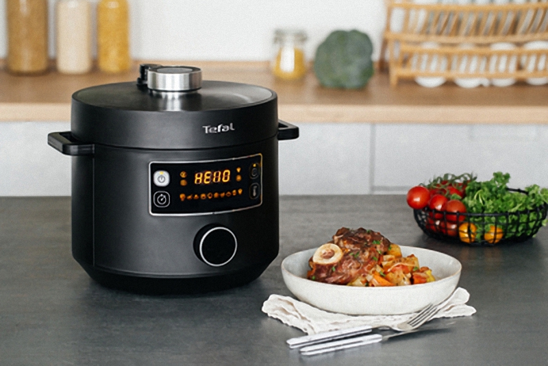 Nồi áp suất điện đa năng Tefal CY754830 Turbo Cuisine 5,0 L (10 chức năng: áp suất, nấu chậm, nấu cơm, xào, hấp, nướng bánh, sữa chua,…)