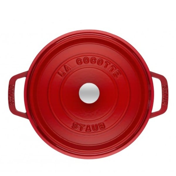 Staub - Nồi tròn màu đỏ cherry - 22cm (2.6L)