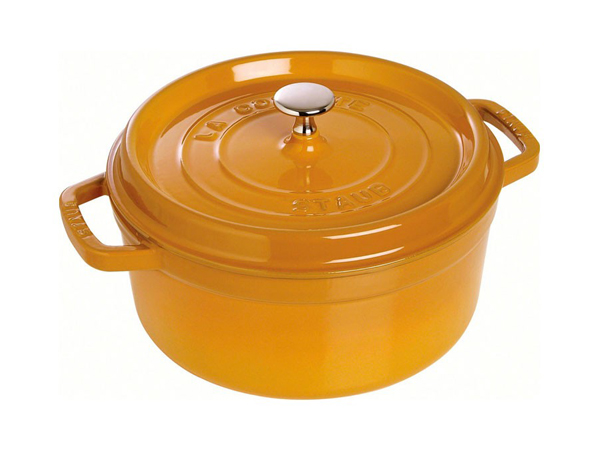 Staub - Nồi tròn màu vàng - 20cm (2.2L) (B)
