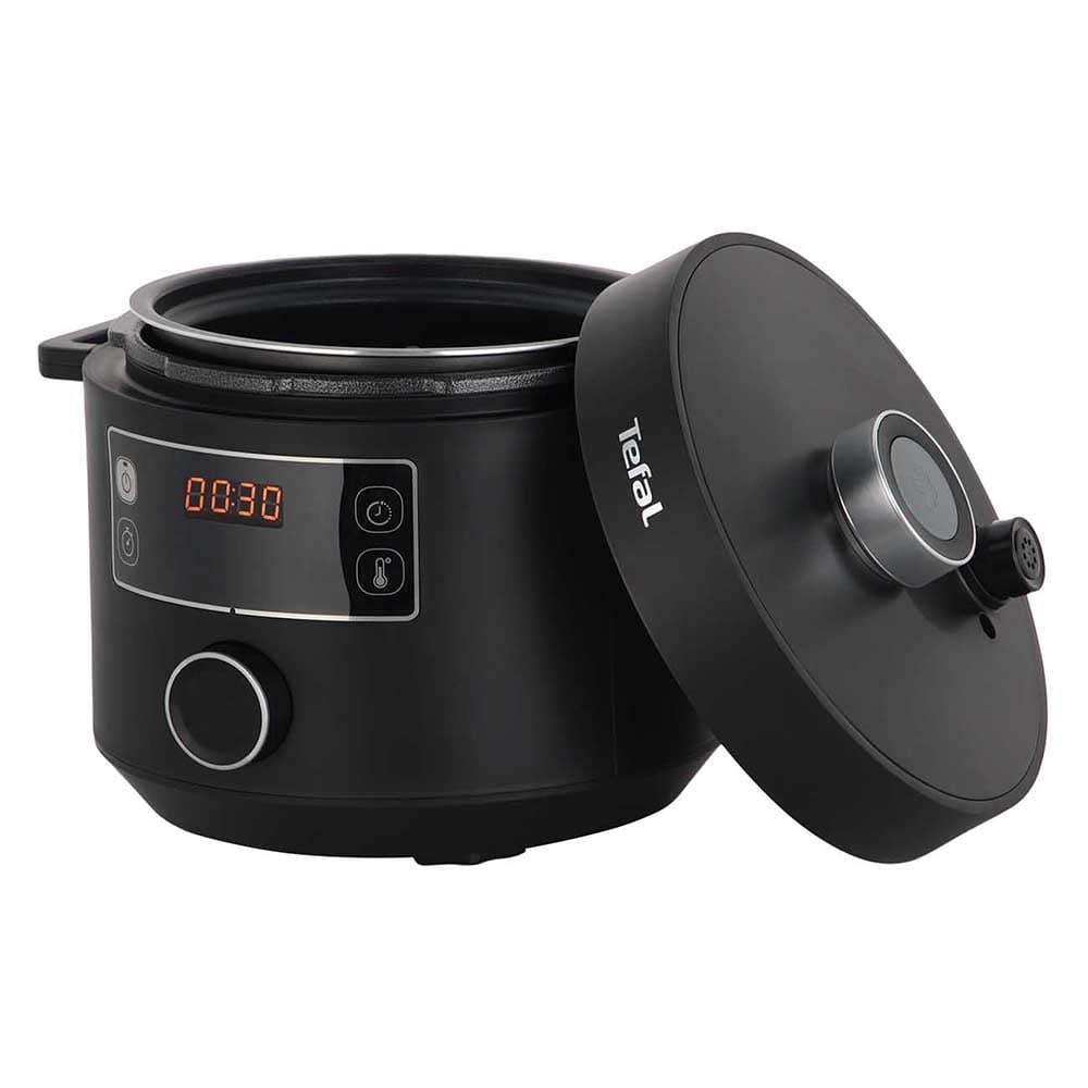 Nồi áp suất điện đa năng Tefal CY754830 Turbo Cuisine 5,0 L (10 chức năng: áp suất, nấu chậm, nấu cơm, xào, hấp, nướng bánh, sữa chua,…)