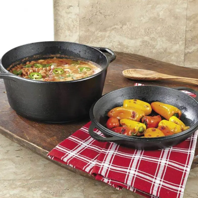 Nồi gang Lodge 21.4cm – Dung tích 1.89L, chính hãng Mỹ