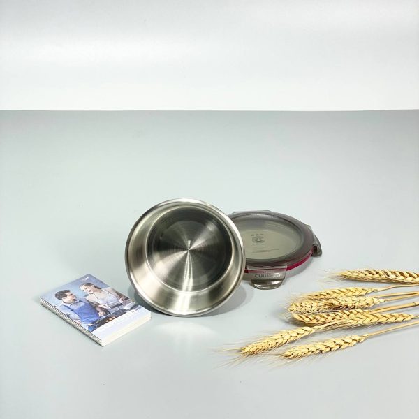 Hộp đựng thực phẩm inox tròn Cuitisan Flora EC7-FR06 920ml