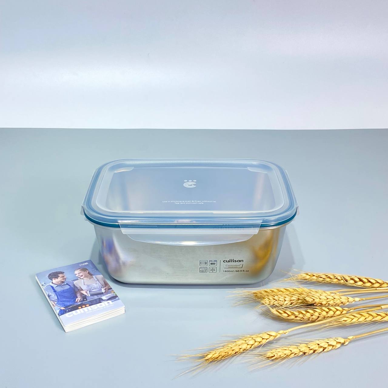 Hộp đựng thực phẩm inox chữ nhật Cuitisan Simple EC7-PS07 1100ml