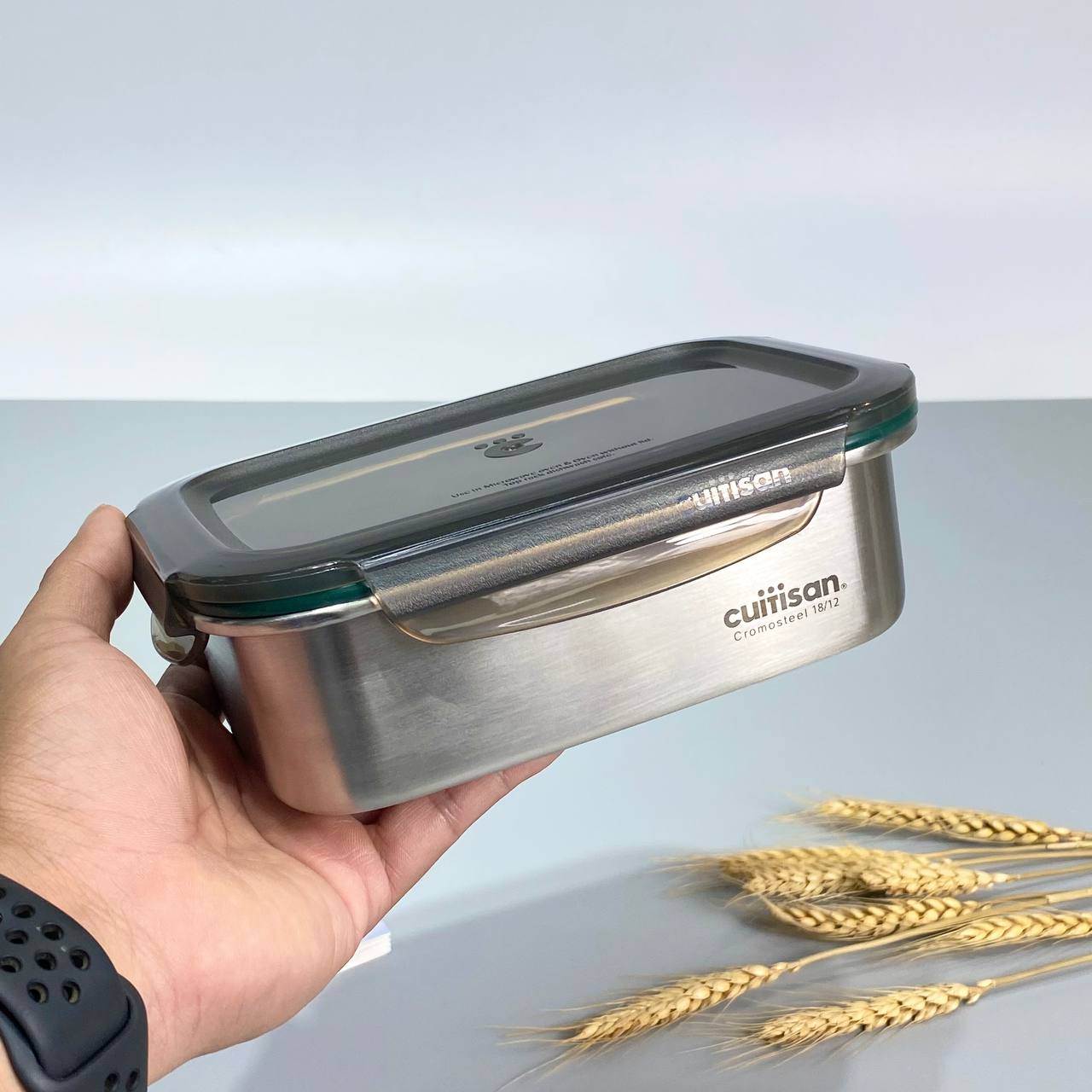 Hộp đựng thực phẩm inox chữ nhật Cuitisan Signature EC7-GS05 680ml