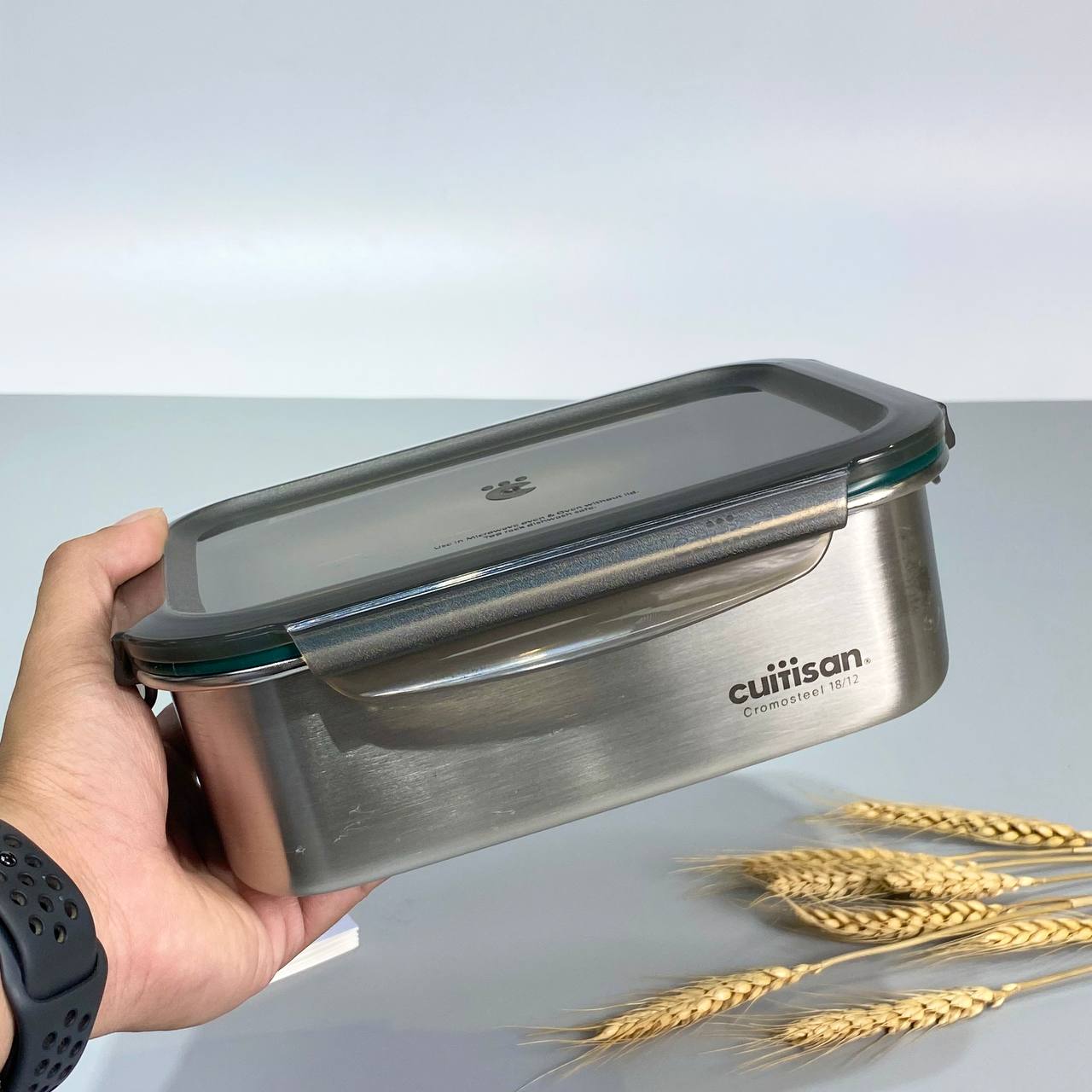 Hộp đựng thực phẩm inox chữ nhật Cuitisan Signature EC7-GS07 1400ml