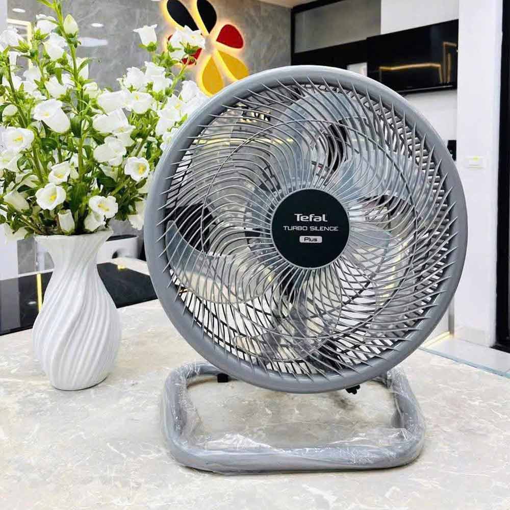 Quạt sàn Tefal Turbo Silence Plus VH686790 màu xám