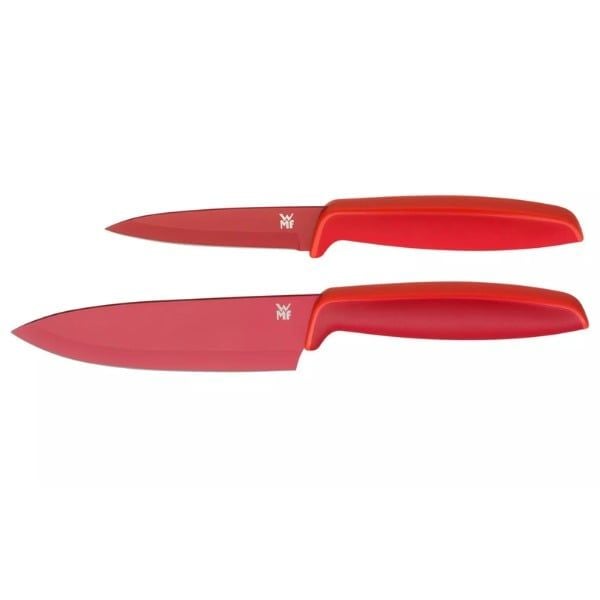 Set 2 dao WMF TOUCH 2PC SET OF KITCHEN KNIVES RED