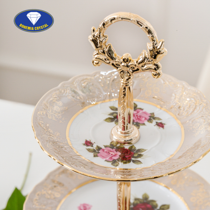 Bohemia - Đĩa sứ Tiệp 3 tầng STOJAN HL CE