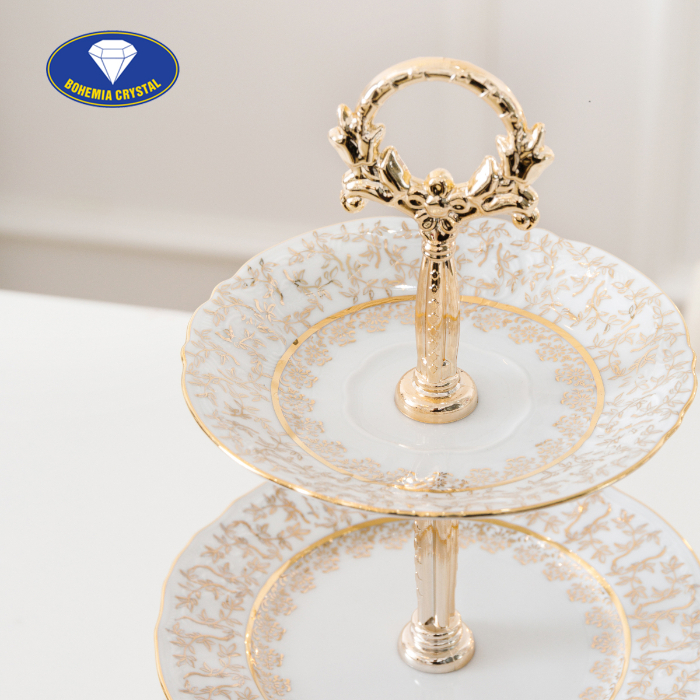 Bohemia - Đĩa sứ Tiệp 3 tầng STOJAN LB111