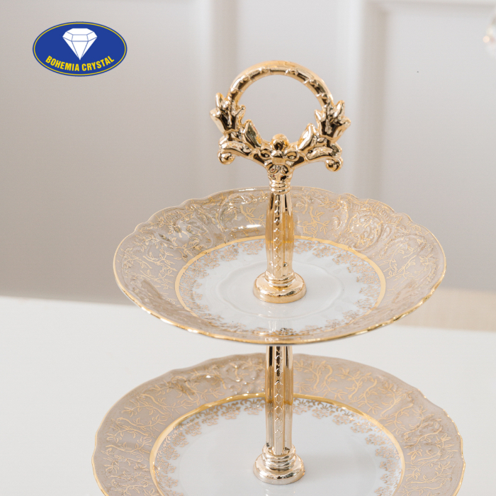 Bohemia - Đĩa sứ Tiệp 3 tầng STOJAN LH111