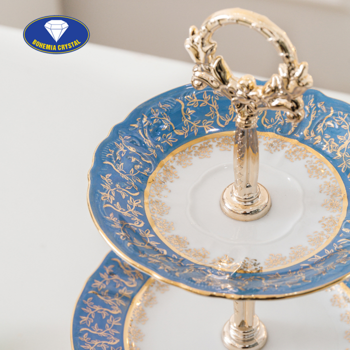 Bohemia - Đĩa sứ Tiệp 3 tầng STOJAN LM111