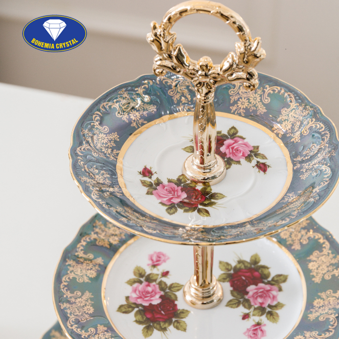 Bohemia - Đĩa sứ Tiệp 3 tầng STOJAN ZL CE