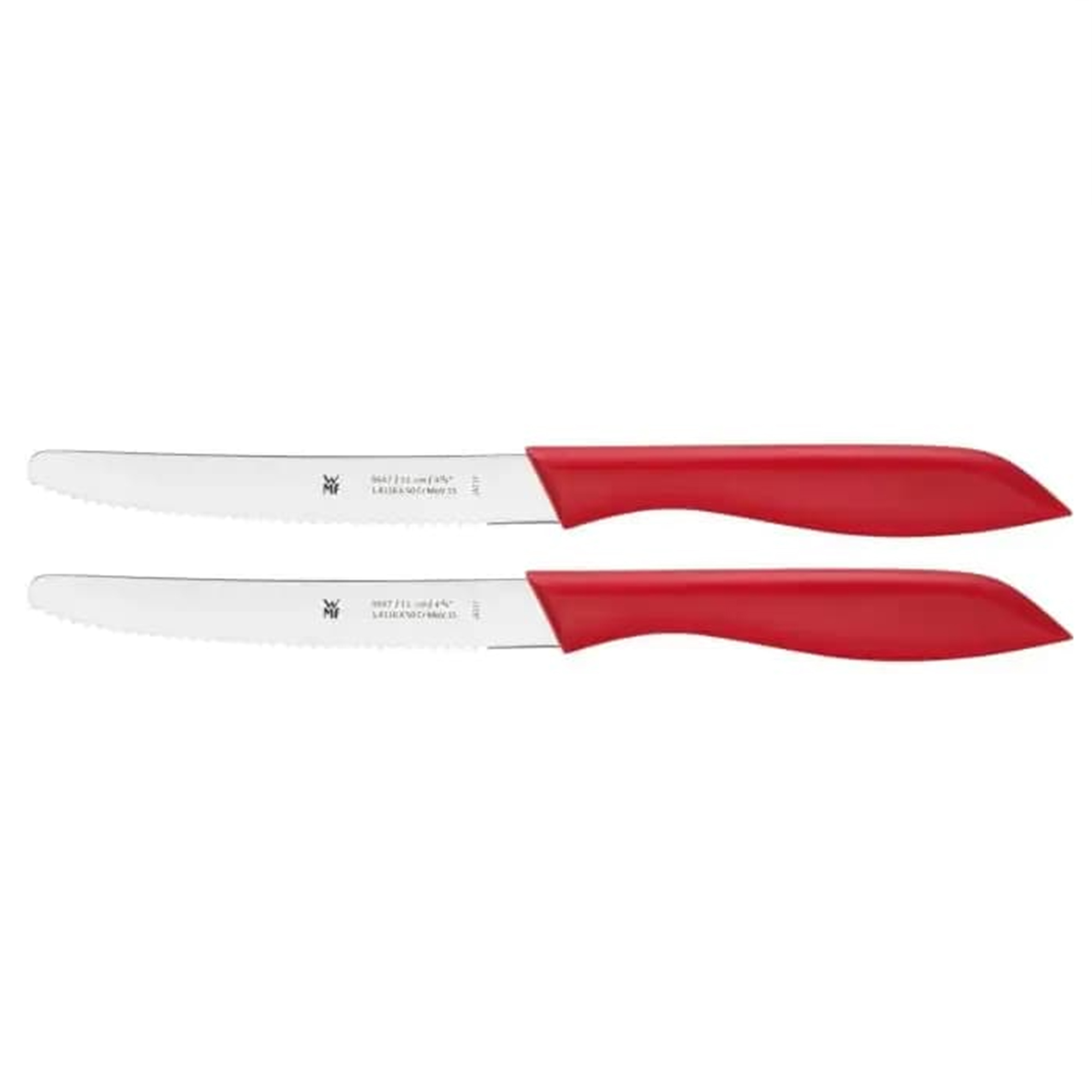 Set 2 dao gọt hoa quả WMF Gemüsemesser-Set 2-teilig Rot màu đỏ