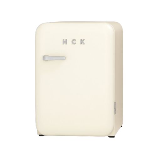 Tủ lạnh HCK 107L BC-130RDA màu kem có ngăn đông New (ngăn lạnh 92L, ngăn đông 15L, có tay nắm cửa)
