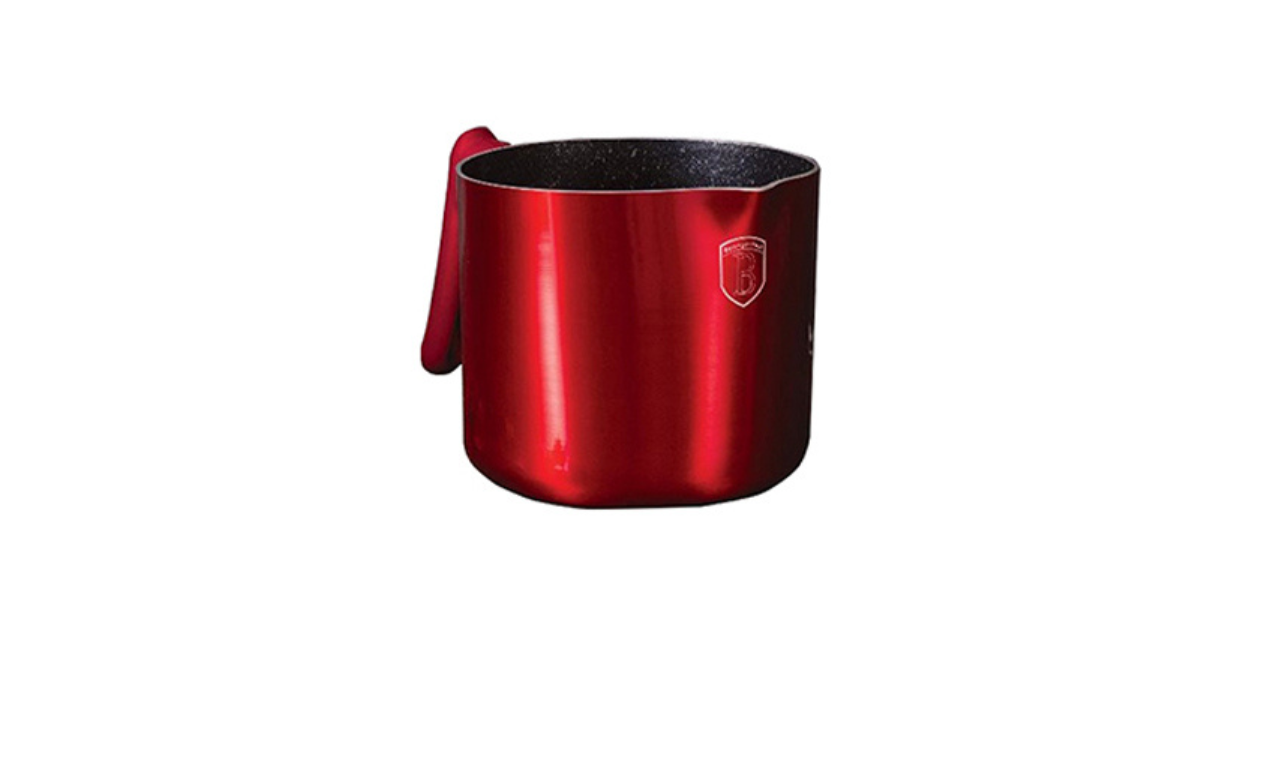 Ca đựng sữa Berlinger Haus BH/1965 1,2l - màu đỏ (dùng cho bếp gas, hồng ngoại)