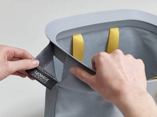 Giỏ đựng phân loại quần áo 2 ngăn Joseph Joseph Tota 90L (Grey)