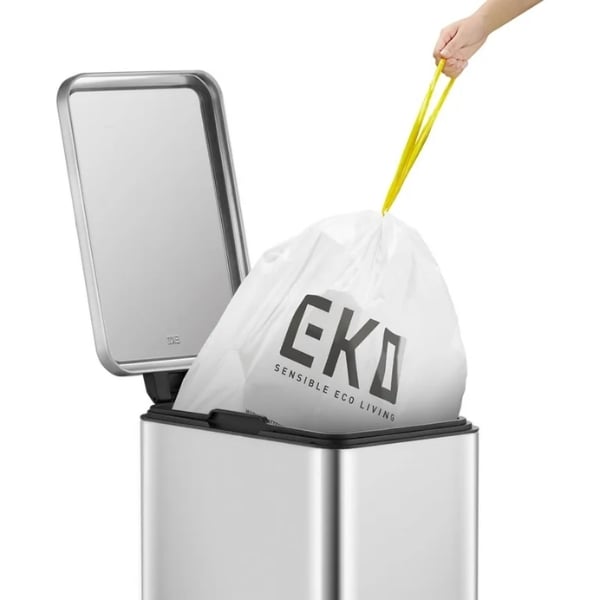 Thùng rác chống bám vân tay EKO Stella Slim Step EK9380MT-30L