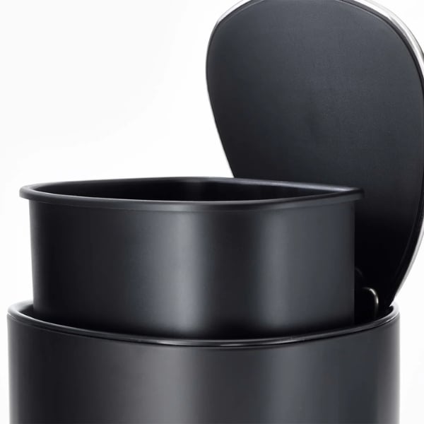 Thùng rác Joseph Joseph EasyStore Steel Pedal Bin 70595 5L màu đen nhám