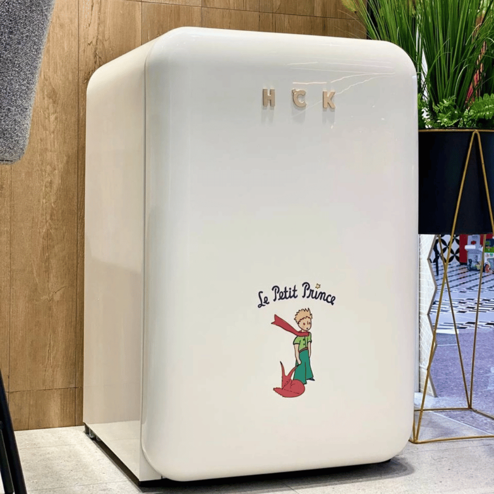 TỦ LẠNH MINI HCK LE PETIT PRINCE MÀU TRẮNG 107L BC-130RDA CÓ NGĂN ĐÔNG