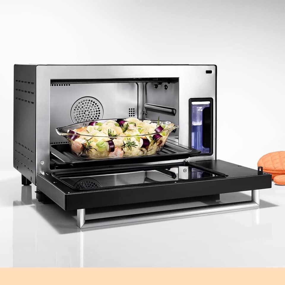 Lò nướng + kiêm hấp Caso Steam Chef 3066