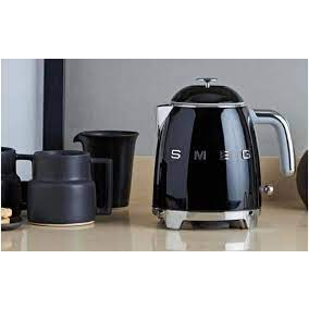 Ấm siêu tốc SMEG mini KLF05BLEU 0.8L màu đen