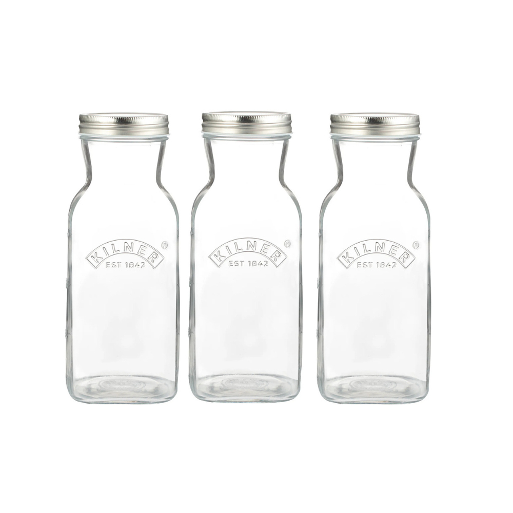 Kilner - Chai thủy tinh đựng nước ép, sốt - 1L - 0025.075