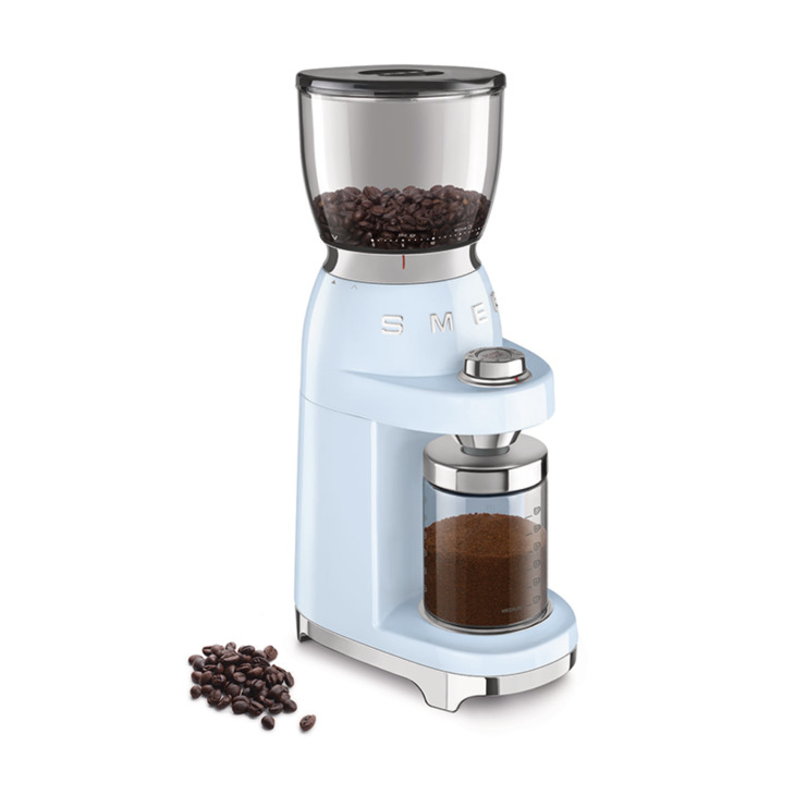 Máy xay cafe SMEG CGF01PBEU màu xanh dương