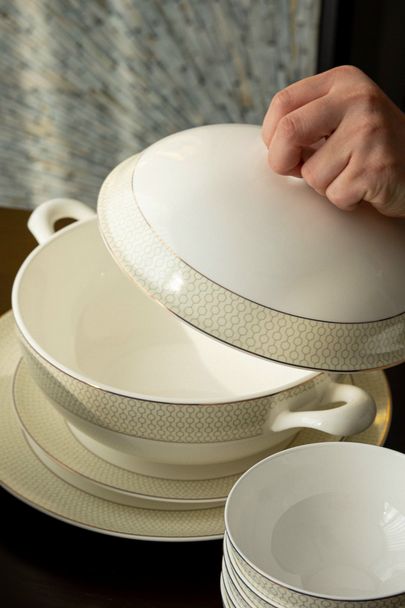 Bộ đồ ăn Aris 50sp