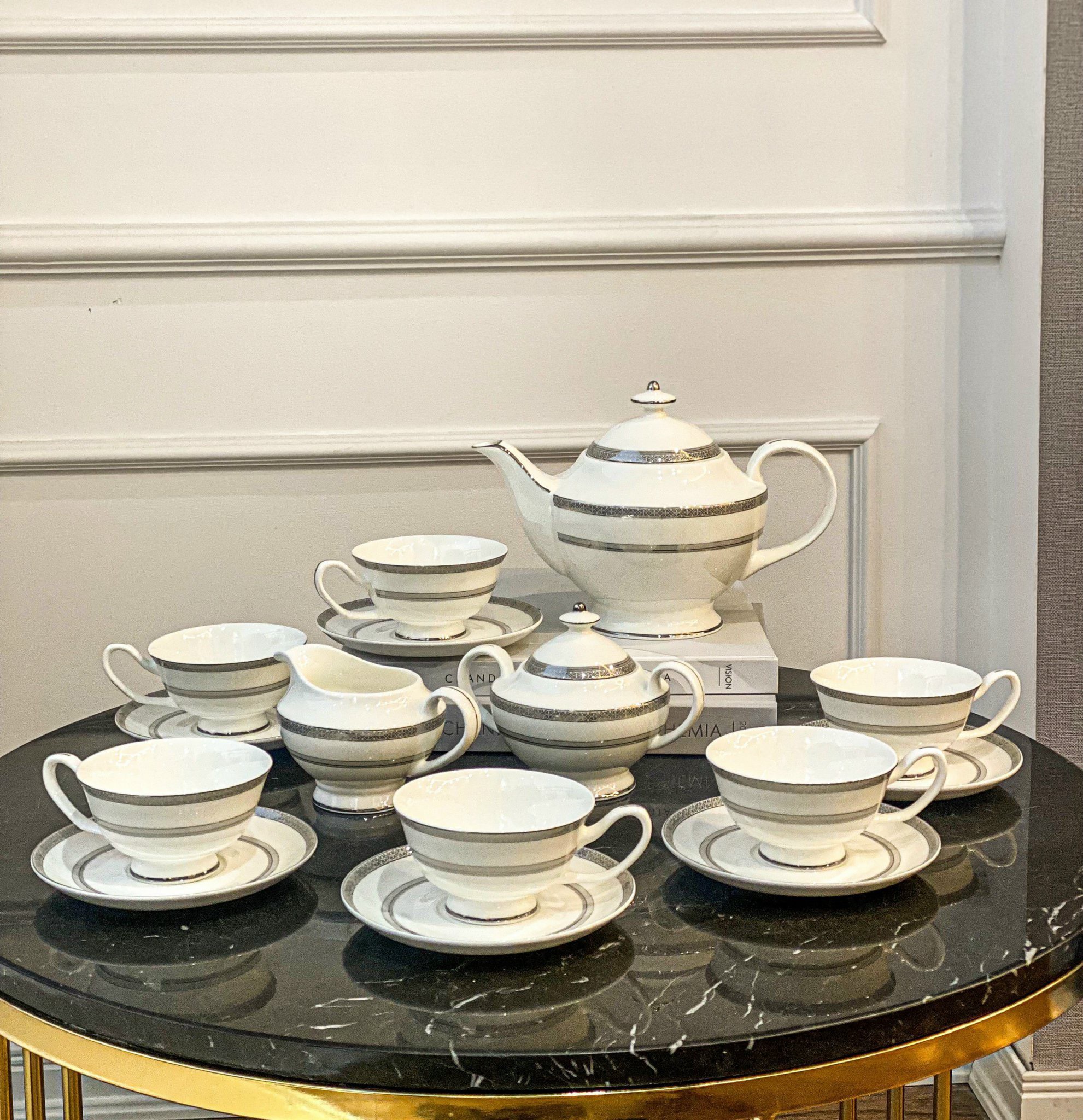 Bộ cà phê Bạch Kim Anh