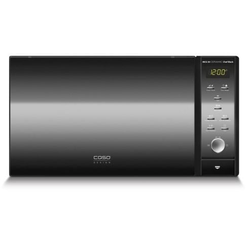 Lò vi sóng kiêm nướng 2in1 Caso MCG30 Ceramic Chef Black màu đen